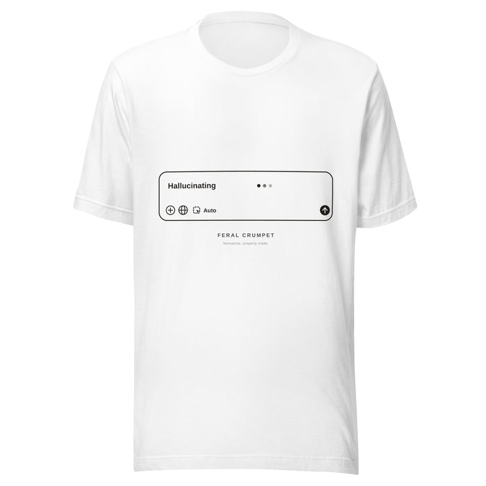 Hallucinating Tee – Cream & White